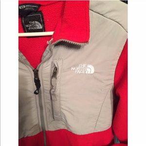 Red north face Denali